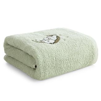 Ręcznik dziecięcy z kapturkiem BABY74 100x100 Eurofirany miętowy