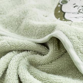 Ręcznik dziecięcy z kapturkiem BABY74 100x100 Eurofirany miętowy