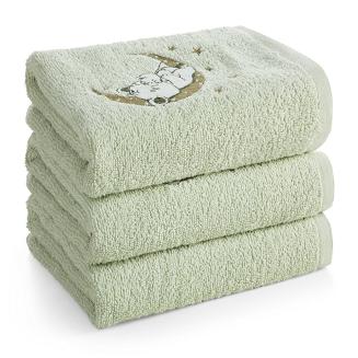 Ręcznik dziecięcy z kapturkiem BABY74 100x100 Eurofirany miętowy