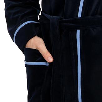 Szlafrok męski LUNA kod 852 granatowy