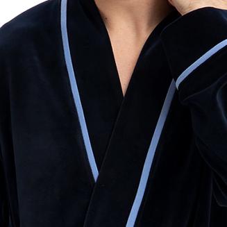 Szlafrok męski LUNA kod 852 granatowy