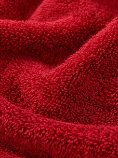 Świąteczny ręcznik bawełniany CANDYCANE 70x140 bordowy z haftem laski cukrowej