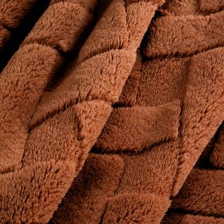 Koc narzuta CARO 70x160 Design91 ceglasty