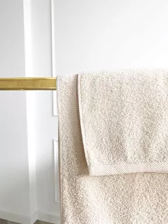 Ręcznik frotte Bari 70x140 gładki kremowy