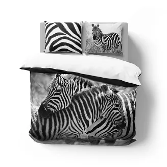 Pościel bawełniana 200x220 NATURA zebra