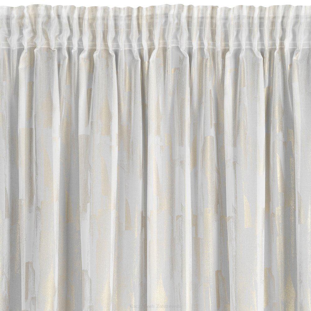 Firana gotowa na taśmie ILARIA 140x250 Eurofirany biały