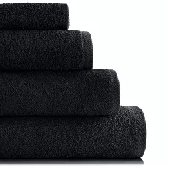 Ręcznik frotte Bari 70x140 gładki czarny