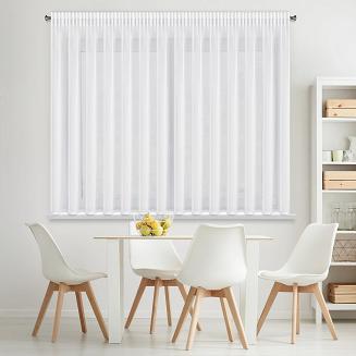 Firana gotowa na taśmie DALIA 350x150 Eurofirany biały