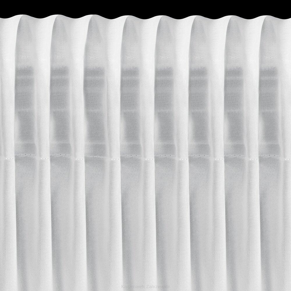 Firana gotowa na taśmie DALIA 350x150 Eurofirany biały