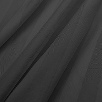 Pościel satyna bambusowo-bawełniana STRIPE BLACK 140x200 Darymex jednokolorowa czarna
