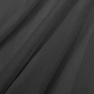 Pościel satyna bambusowo-bawełniana STRIPE BLACK 140x200 Darymex jednokolorowa czarna