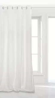 Biała Zasłona Welurowa 140x250 Velvet Soft