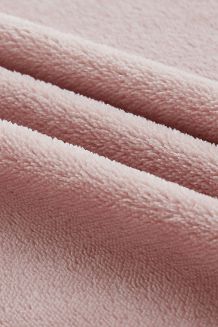 Prześcieradło polarowe z gumką MIŚ Fluffy 120x200 mikrofibra różowe