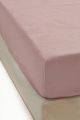 Prześcieradło polarowe z gumką MIŚ Fluffy 120x200 mikrofibra różowe