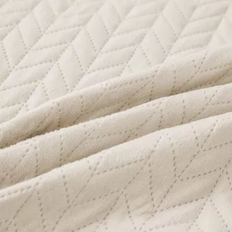 Narzuta dekoracyjna MOXIE 160x220 velvet cappuccino