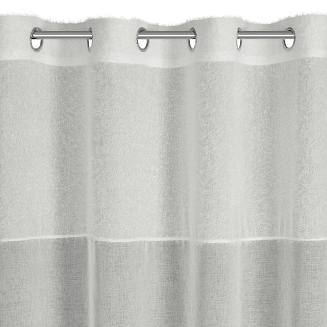 Zasłona gotowa na przelotkach AGIS 140x250 Eurofirany biały