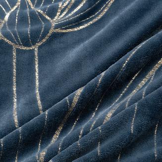 Koc narzuta LOTOS 150x200 Eurofirany granatowy/złoty