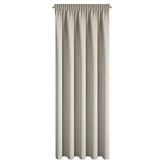 Zasłona gotowa na taśmie LEYA 140x270 Eurofirany ciemnobeżowy