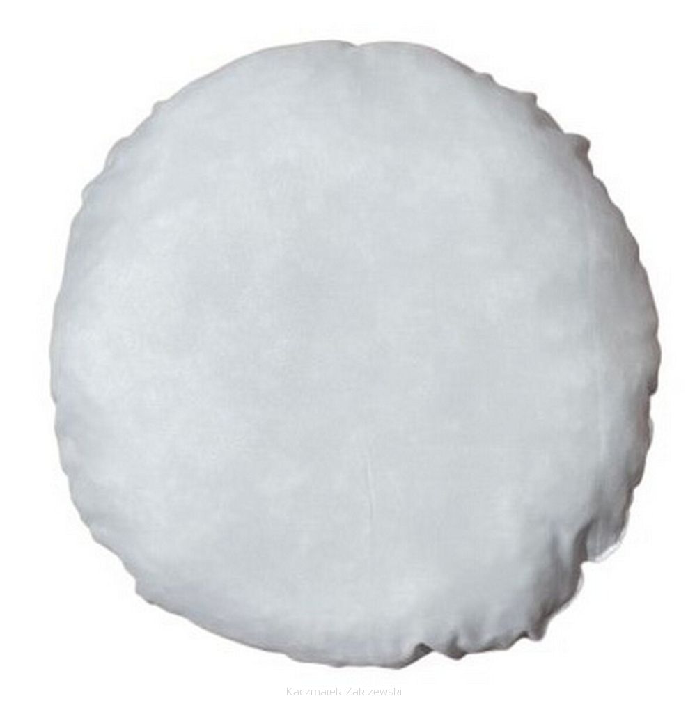 Poduszka wsad do poszewki dekoracyjnej okrągły 40 Eurofirany biała