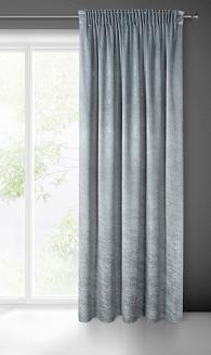 Zasłona gotowa na taśmie RIVA 140x270 Eurofirany grafitowy