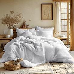 Pościel frotte 200x220 Darymex biała