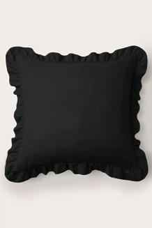 Poszewka do pościeli z falbanką RUFFY PREMIUM 70x80 czarna