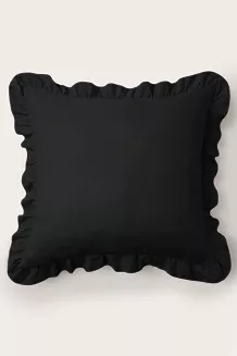 Poszewka do pościeli z falbanką RUFFY PREMIUM 70x80 czarna