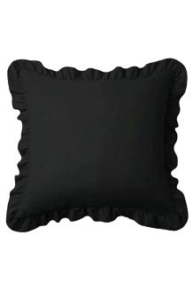 Poszewka do pościeli z falbanką RUFFY PREMIUM 70x80 czarna