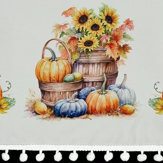 Firana gotowa na taśmie AUTUMN 150x40 Eurofirany biały