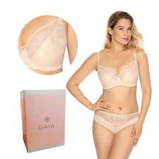 Biustonosz GAIA Semi-Soft Adrianna 933 półusztywniany beżowy