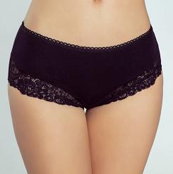 Figi damskie z koronką Venita czarne