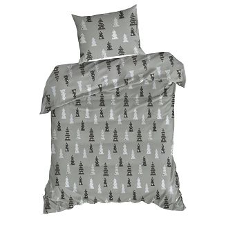 Komplet pościeli świąteczny POS 140x200 Eurofirany stalowy