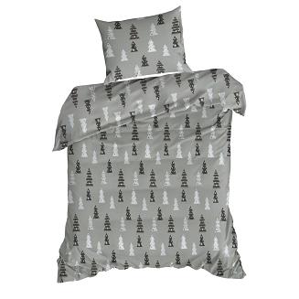 Komplet pościeli świąteczny POS 140x200 Eurofirany stalowy