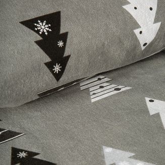 Komplet pościeli świąteczny POS 140x200 Eurofirany stalowy