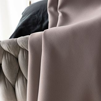 Zasłona gotowa typu blackout na przelotkach DONA 140x 250 szary