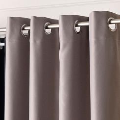 Zasłona gotowa typu blackout na przelotkach DONA 140x 250 szary