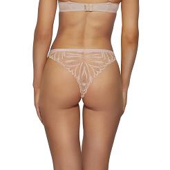 Brazyliany damskie z koronką AV 2104 beżowe