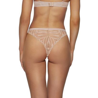 Brazyliany damskie z koronką AV 2104 beżowe