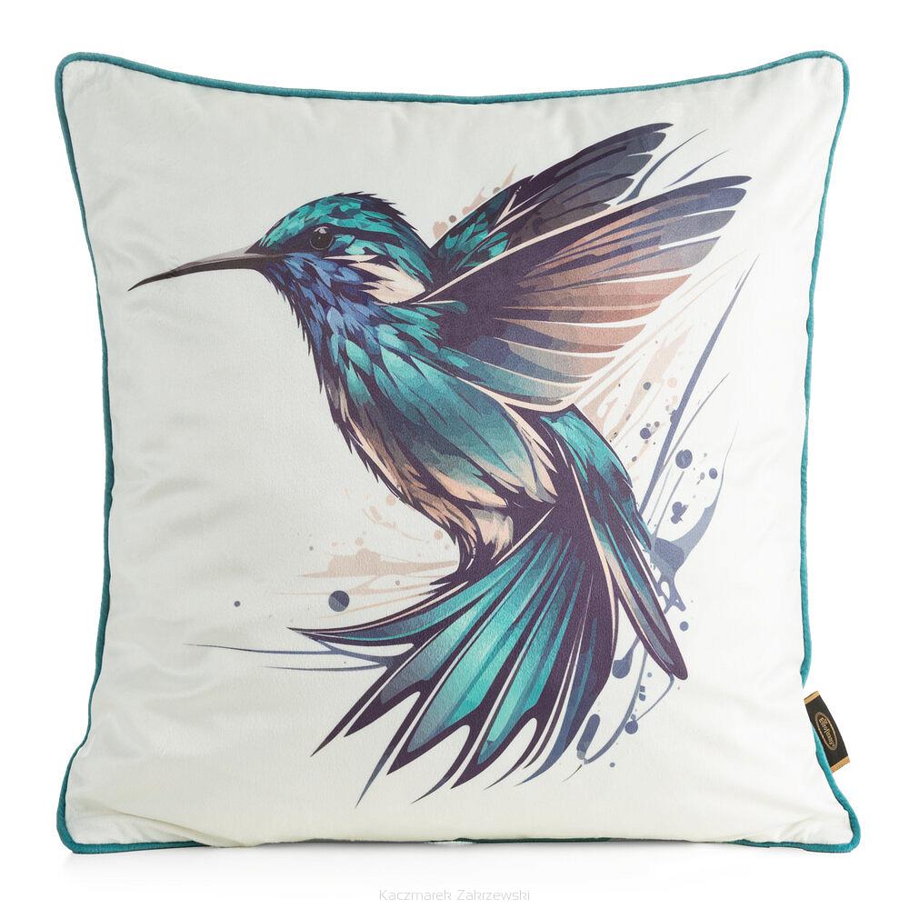 Poszewka dekoracyjna VELVET 45x45 Eurofirany kremowy