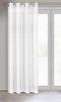 Firana gotowa na przelotkach REBECCA 140x250 Eurofirany biały