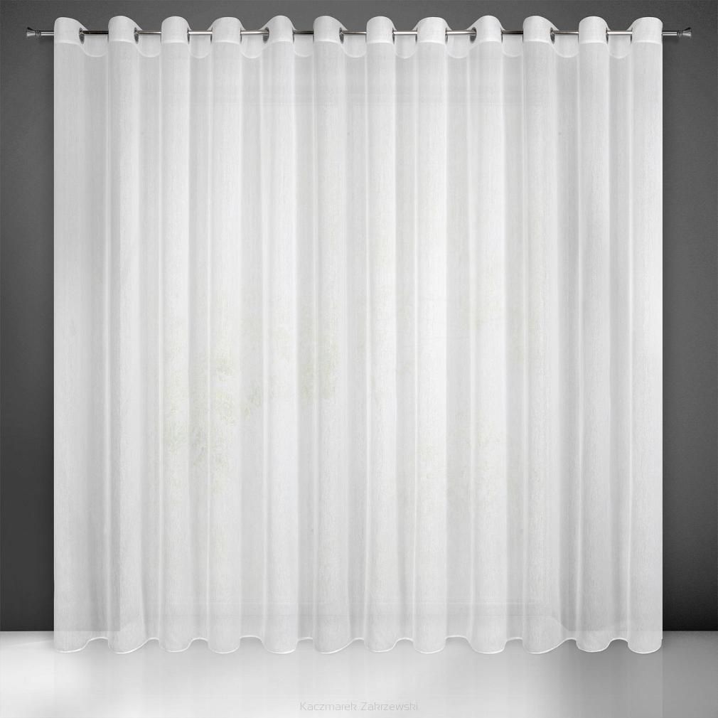 Firana gotowa na przelotkach REBECCA 350x250 Eurofirany biały