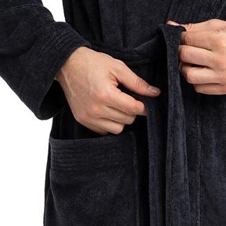 Szlafrok męski LUNA kod 850 granatowy