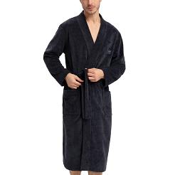 Szlafrok męski LUNA kod 850 granatowy
