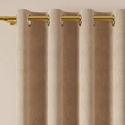 Zasłona gotowa na przelotkach MILAS 140x260 cappuccino