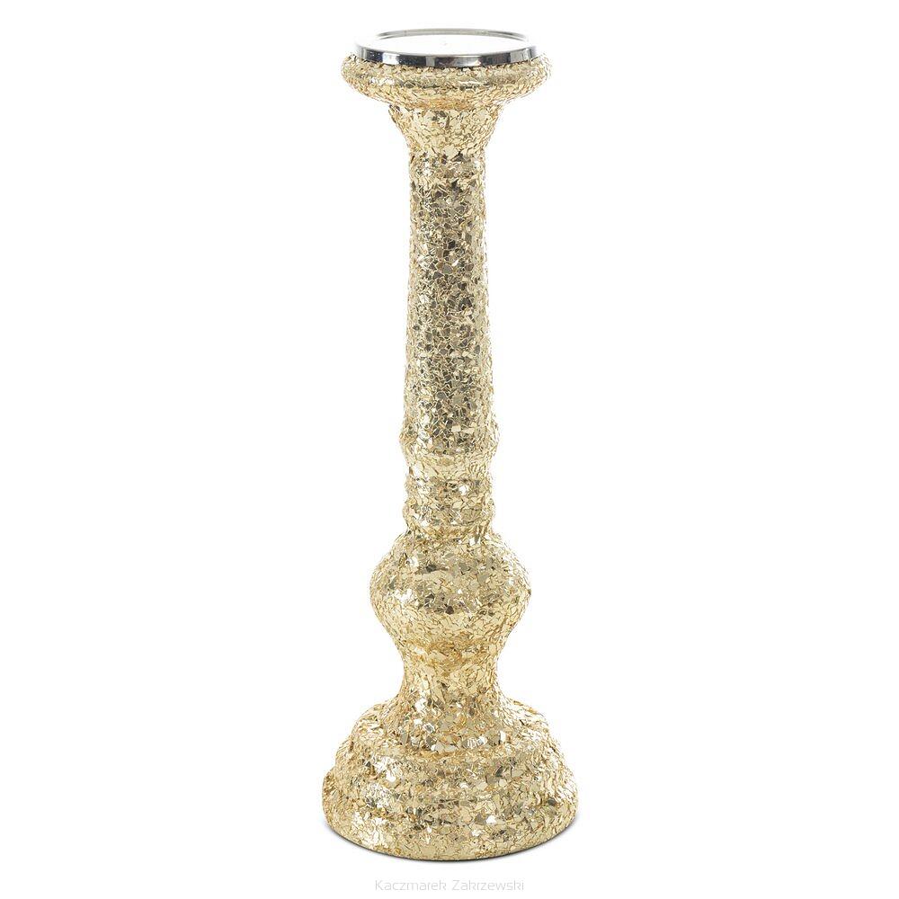 Świecznik dekoracyjny MELIA Eurofirany złoty