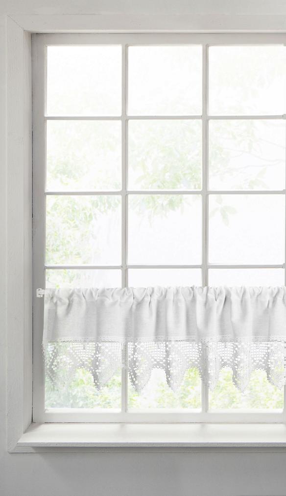 Firana gotowa na taśmie ISAAC 30x150 Eurofirany biały