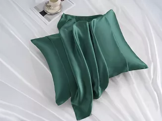 Jedwabna Poszewka 50x70 Szałwia