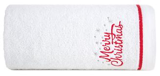 Ręcznik świąteczny GERDA 70x140 Eurofirany biały