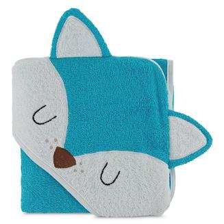 Ręcznik dziecięcy z kapturkiem BABY70 100x100 Eurofirany niebieski