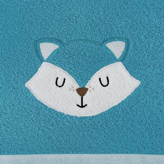 Ręcznik dziecięcy z kapturkiem BABY70 100x100 Eurofirany niebieski